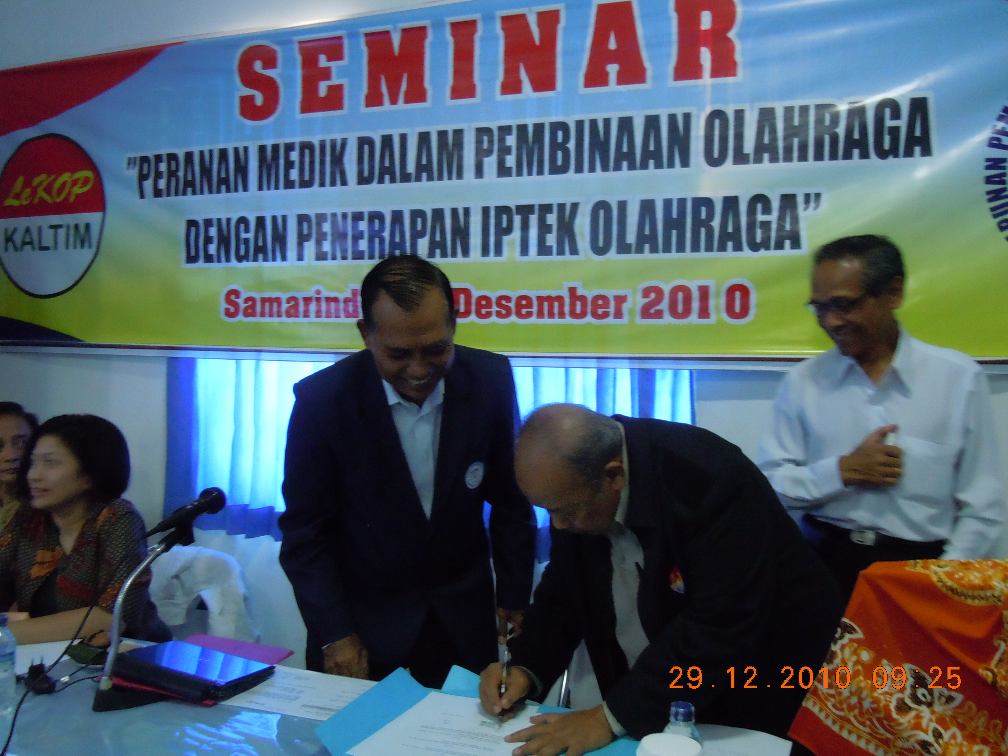 Penandatangan Perjanjian Kerjasama Lekop & PP.Kori Pusat