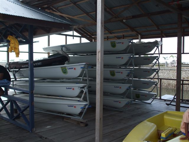 Sarana Perahu Layar terpelihara dgn Rapi