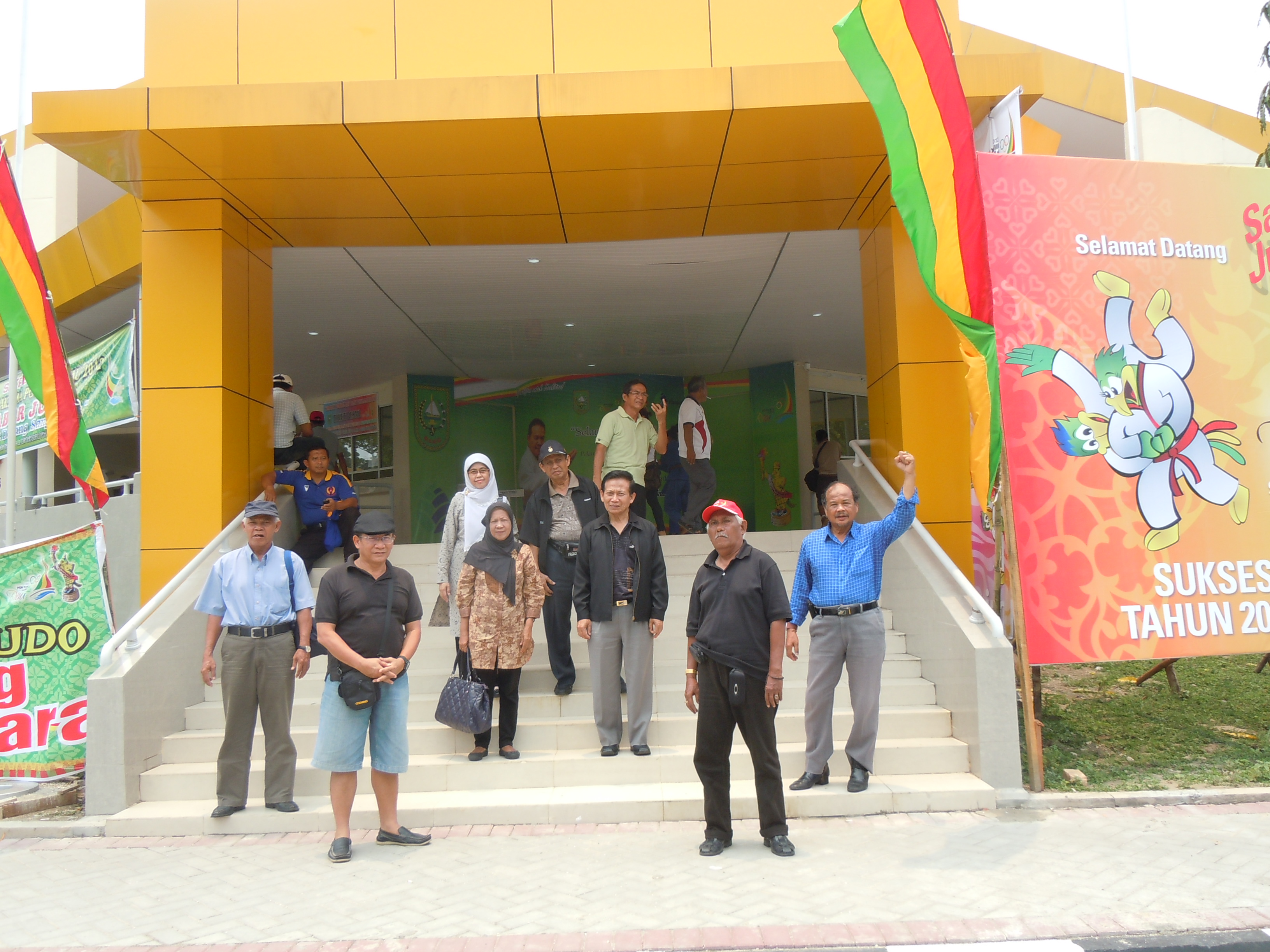 team Lekop di arena Judo